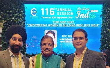 Fire Side Chat – Empowering Women in Building Reslient India PHD Chamber Delhi