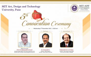 The 5th Convocation Ceremony of the MIT Art, Design and Technology University, Pune